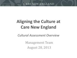 Aligning the Culture at Care New England