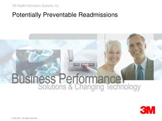 Potentially Preventable Readmissions