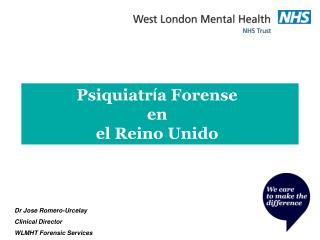 Psiquiatr í a Forense en el Reino Unido