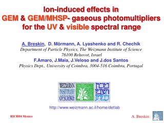 Ion-induced effects in GEM &amp; GEM/MHSP - gaseous photomultipliers