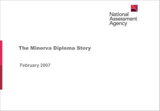 The Minerva Diploma Story