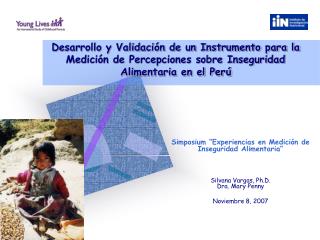 Simposium “Experiencias en Medición de Inseguridad Alimentaria”
