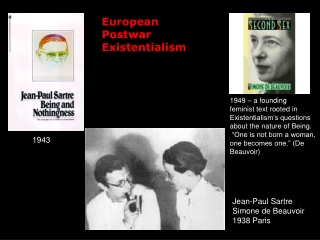 Jean-Paul Sartre Simone de Beauvoir 1938 Paris