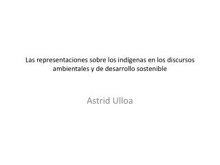 Astrid Ulloa