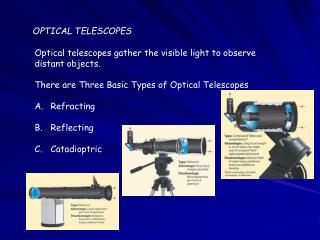 OPTICAL TELESCOPES