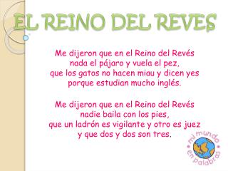 EL REINO DEL REVES