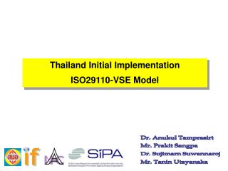 Thailand Initial Implementation ISO29110-VSE Model