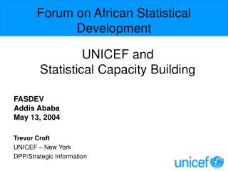 Forum on African Statistical Development