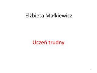 Elżbieta Małkiewicz