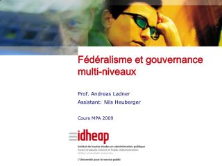 Fédéralisme et gouvernance multi-niveaux