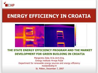 ENERGY EFFICIENCY IN CROATIA