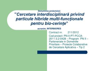 Contract nr.	211/2012