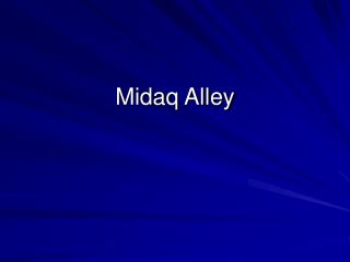 Midaq Alley