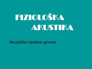 FIZIOLOŠKA