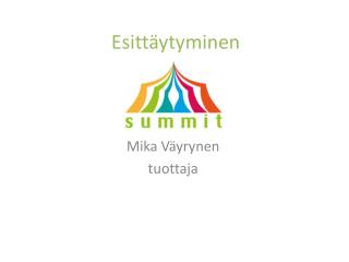 Esittäytyminen