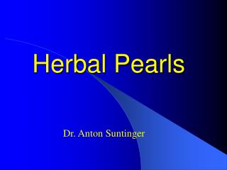 Herbal Pearls