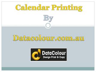 Calendar printing