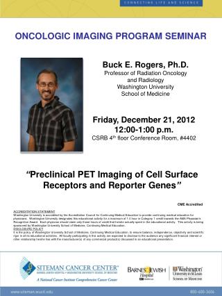 ONCOLOGIC IMAGING PROGRAM SEMINAR