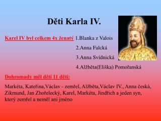 Děti Karla IV.