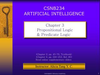 CSNB234 ARTIFICIAL INTELLIGENCE