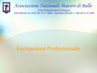 Formazione Professionale