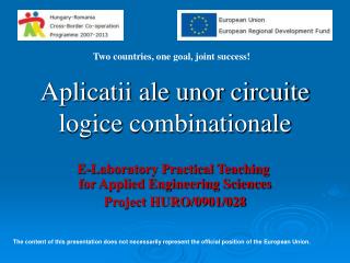 Aplicatii ale unor circuite logice combinationale