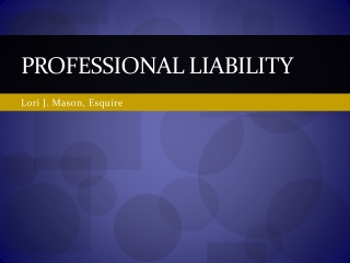 Professional Liability