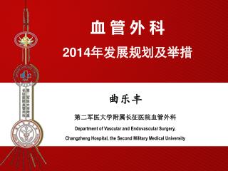 血 管 外 科 2014 年发展规划及举措