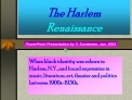 The Harlem Renaissance