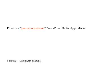Please see “ portrait orientation ” PowerPoint file for Appendix A
