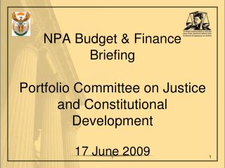 Agenda 2008/09 - Expenditure Outcome 2009/10 - Budget Allocations
