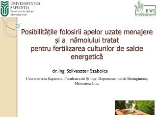 dr. ing. Szilveszter Szabolcs