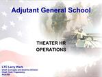 THEATER HR OPERATIONS
