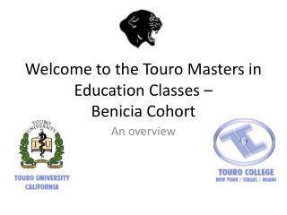 Welcome to the Touro Masters in Education Classes – Benicia Cohort