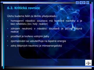 6.2. Kritická rovnice