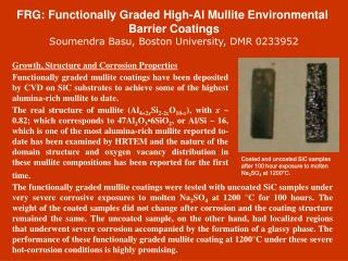 FRG: Functionally Graded High-Al Mullite Environmental Barrier Coatings