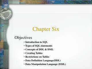 Chapter Six