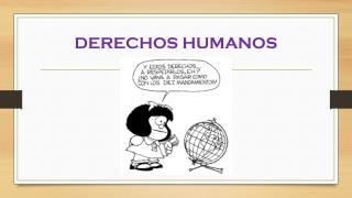 DERECHOS HUMANOS