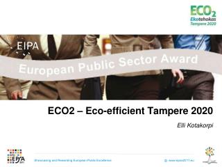 ECO2 – Eco-efficient Tampere 2020