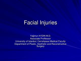 Facial Injuries
