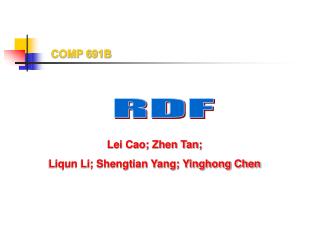 Lei Cao; Zhen Tan; Liqun Li; Shengtian Yang; Yinghong Chen