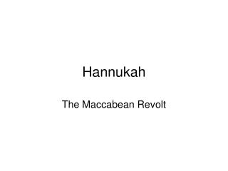 Hannukah