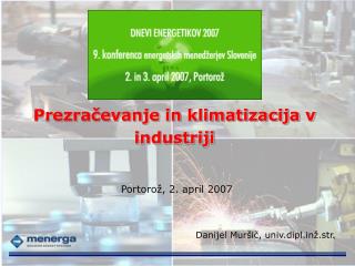 Prezračevanje in klimatizacija v industriji