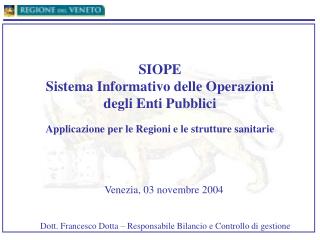 Venezia, 03 novembre 2004