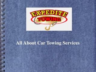 All About Car Towing Services
