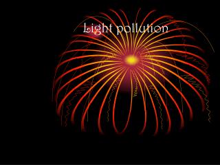 Light pollution
