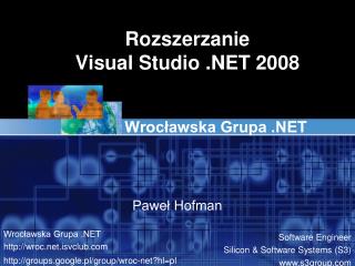 Rozszerzanie Visual Studio .NET 2008