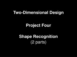 Two-Dimensional Design