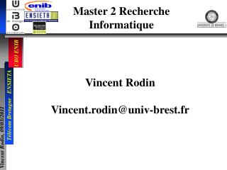 Master 2 Recherche Informatique