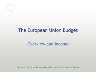 The European Union Budget